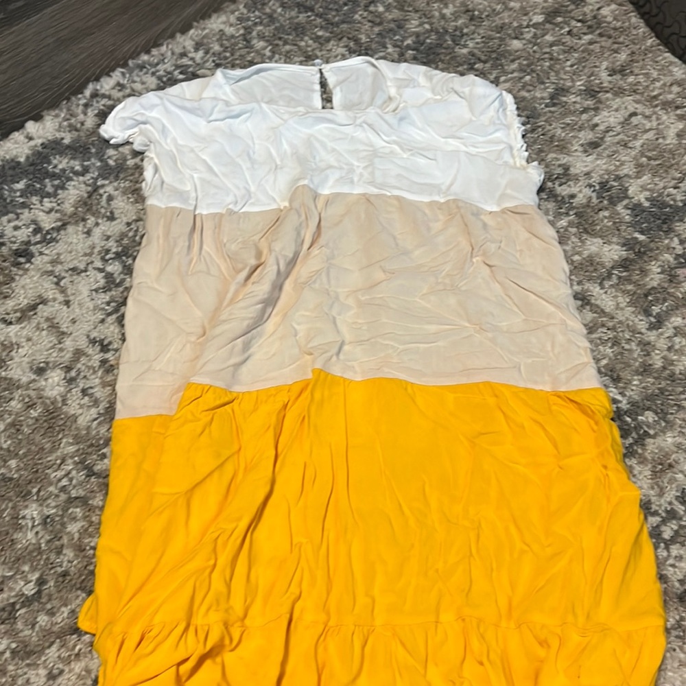 three colored dress
